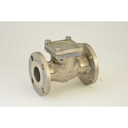 4, Stainless Steel Class 150 Flanged Swing Check Valve